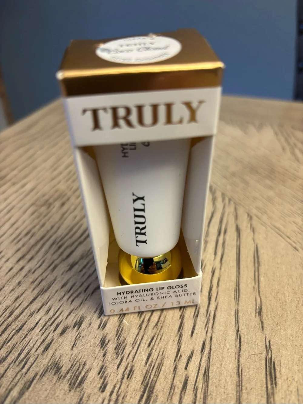 Truly Coco Cloud Hydrating Lip Gloss Clear Silver Shimmer NIB